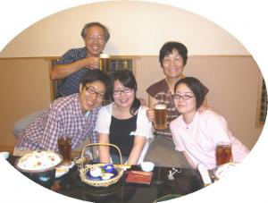 2008年夏の家族
